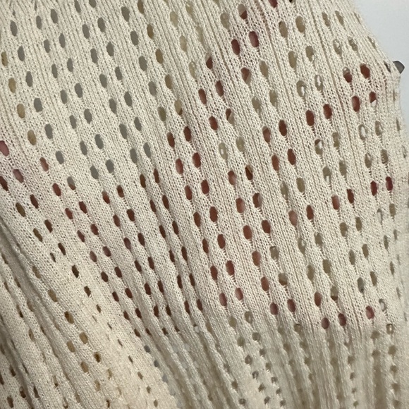 Atmosphere Cream Knit Swim Coverup - Picture 6 of 6